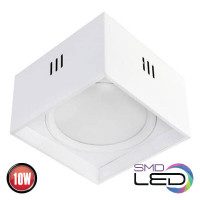 Накладной светильник LED 10W HOROZ SANDRA-SQ10 4200K квадрат